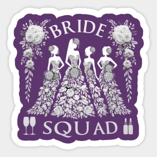 Bride Squad Sticker